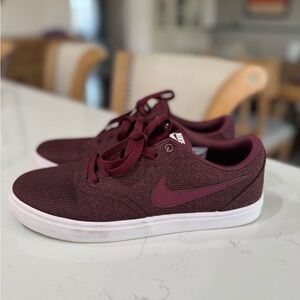 Nike Burgundy Sneakers